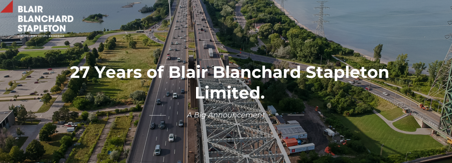 27 Years of Blair Blanchard Stapleton Limited BBS Realty